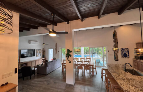 Compass Rose Kitchen, Dining, and Living Rooms